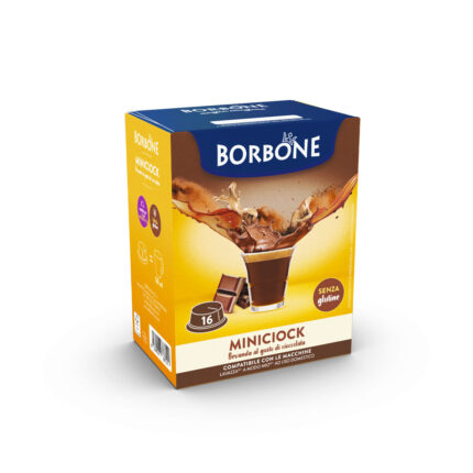 16 капсули Borbone за разтворим напитка MINICIOK с вкус на шоколад