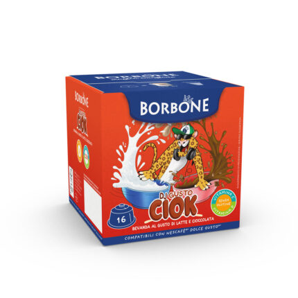 16 капсули Borbone „DJ GUSTO CIOCK“ – Мляко и Шоколад