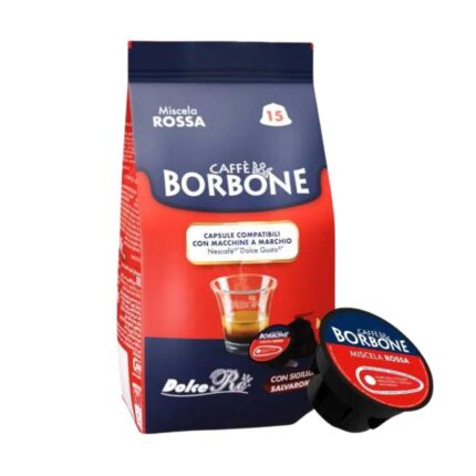 Съвместима капсули Dolce Gusto BORBONE RED 15бр.